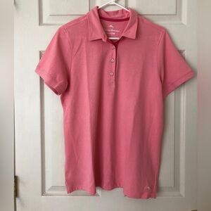 Tommy Bahama Island Zone Pima Cotton Blend Polo Shirt Pink Size XL